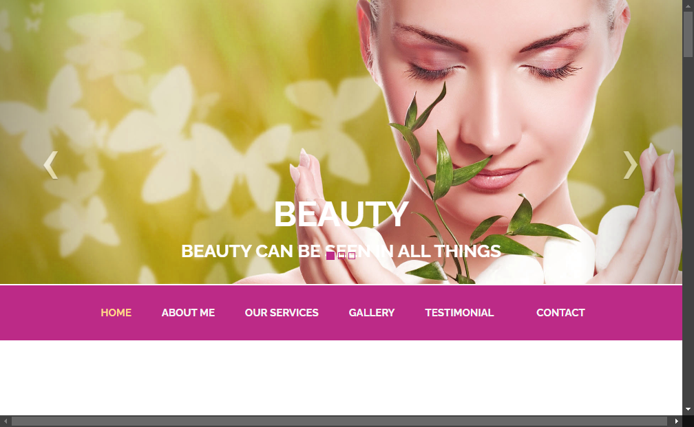 Preview beauty-salon-bootstrap-html5-template