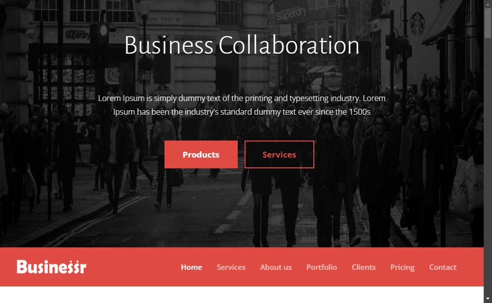 Preview businessr-corporate-bootstrap-responsive-web-template