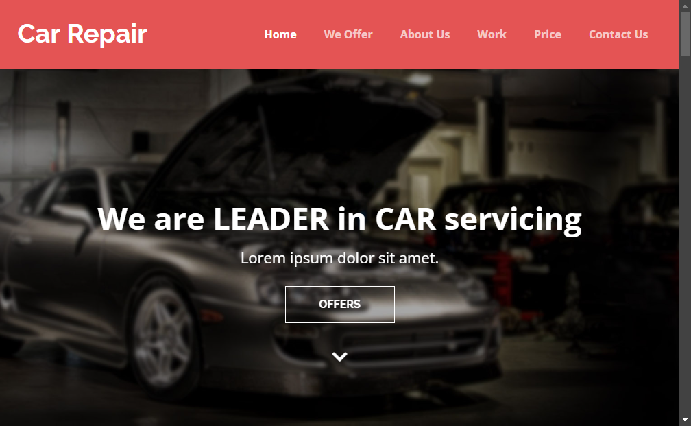 Preview car-repair-html5-bootstrap-template