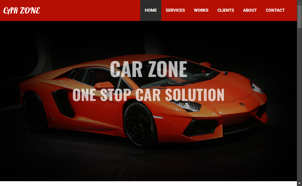 Preview car-zone-automobile-bootstrap-responsive-web-template