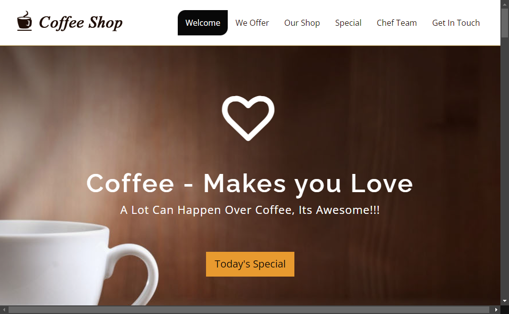 Preview coffee-shop-free-html5-template