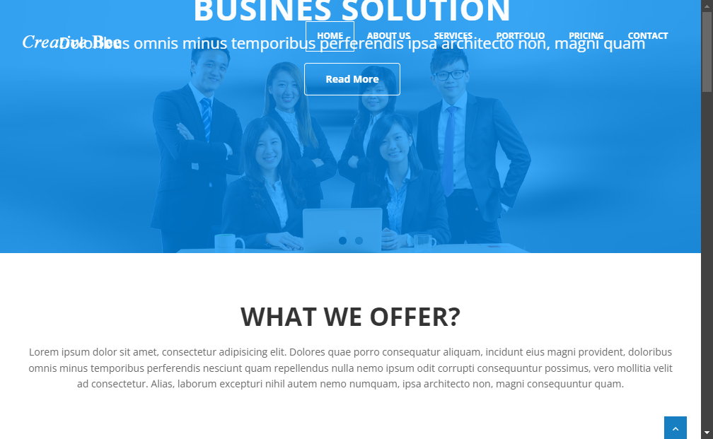 Preview creative-bee-corporate-free-html5-web-template