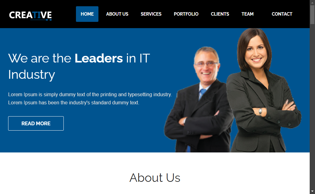 Preview creative-free-responsive-html5-business-template