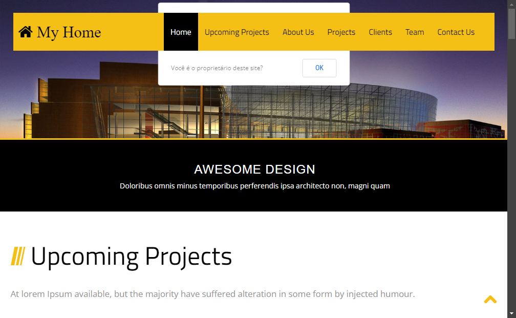 Preview free-bootstrap-template-real-estate-my-home
