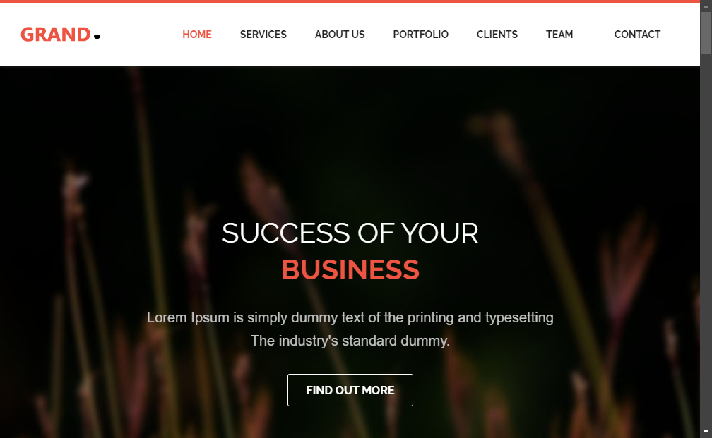 Preview grand-free-bootstrap-responsive-website-template