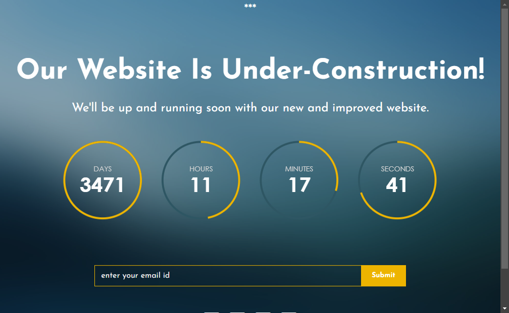 Preview grandure-bootstrap-free-coming-soon-template