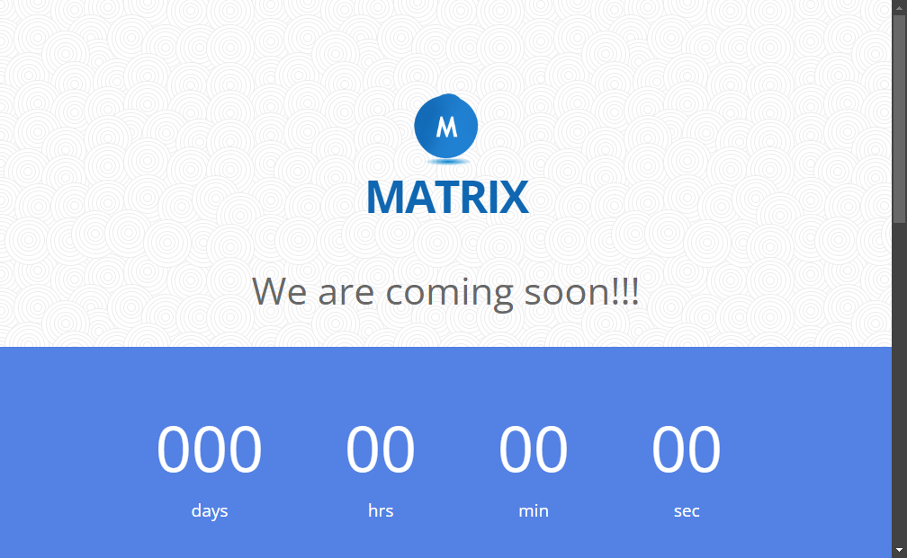 Preview html5-responsive-coming-soon-page