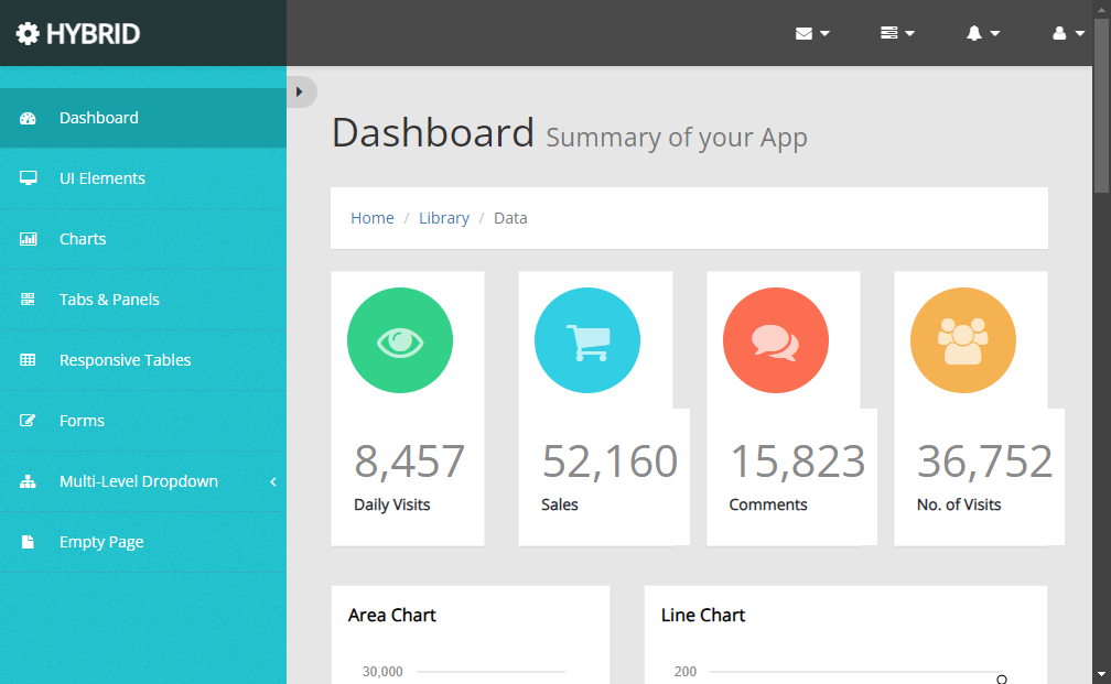 Preview hybrid-bootstrap-admin-template