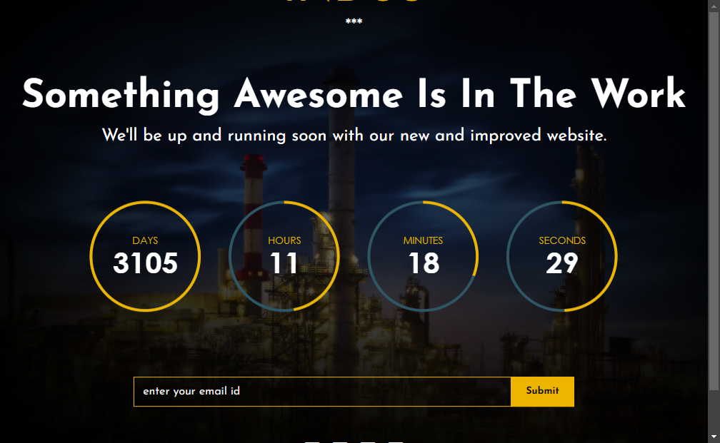 Preview indus-free-coming-soon-bootstrap-responsive-template