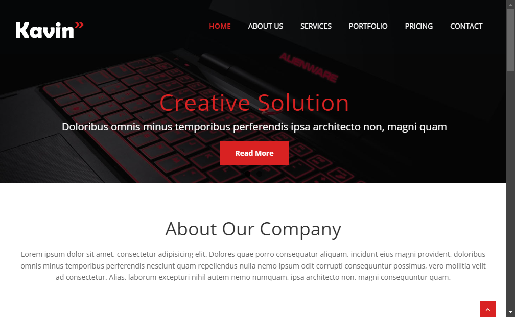 Preview kavin-corporate-bootstrap-responsive-web-template