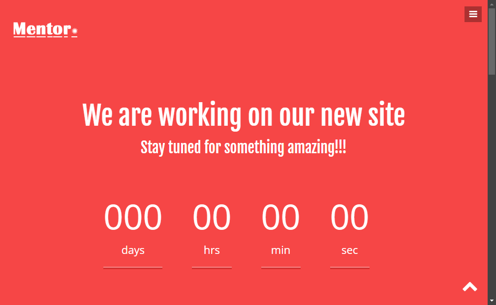 Preview mentor-free-html5-bootstrap-coming-soon-template