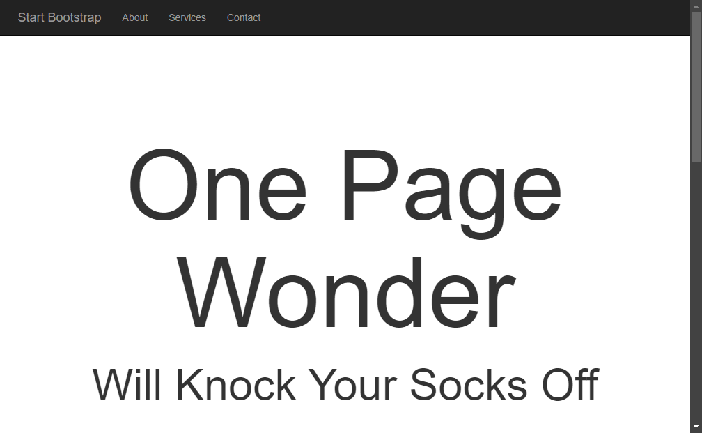 Preview one-page-wonder