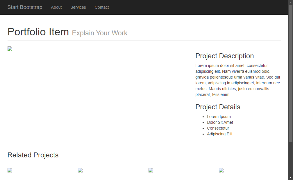 Preview portfolio-item