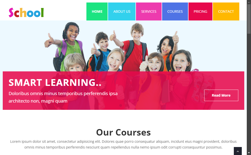 Preview school-educational-html5-template