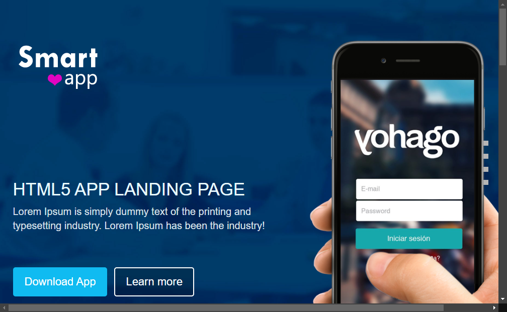 Preview smartapp-free-html5-landing-page