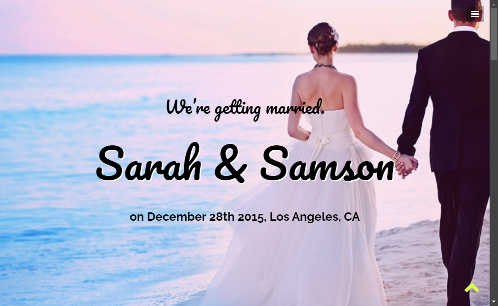 Preview the-best-wedding-free-bootstrap-template