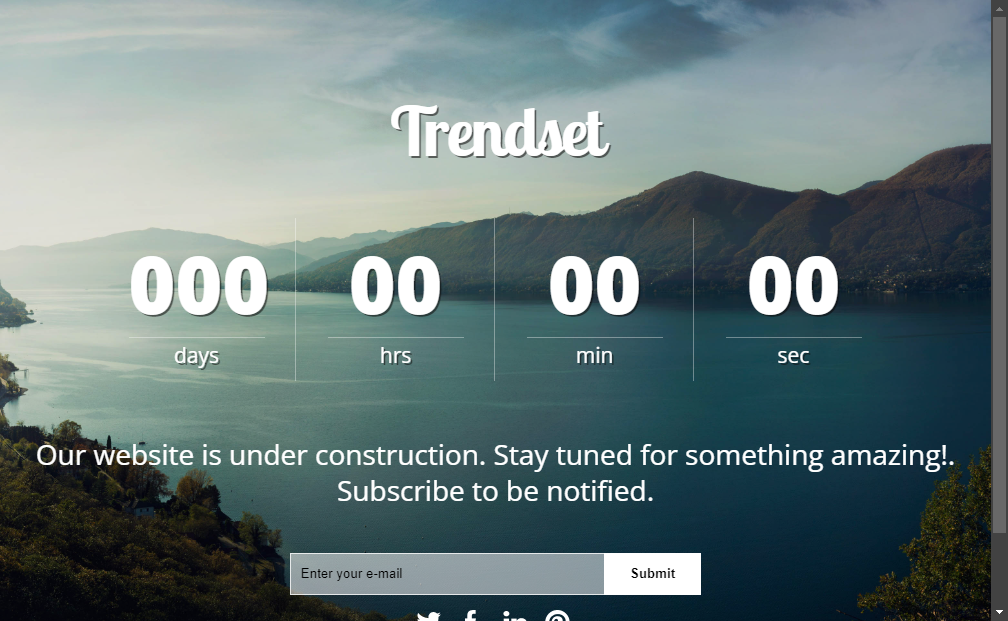 Preview trendset-coming-soon-responsive-theme