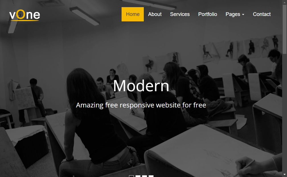 Preview vone-free-business-html5-responsive-website