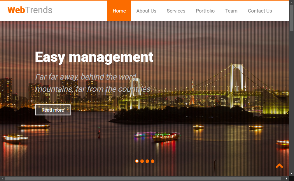 Preview webtrends-free-bootstrap-responsive-web-template